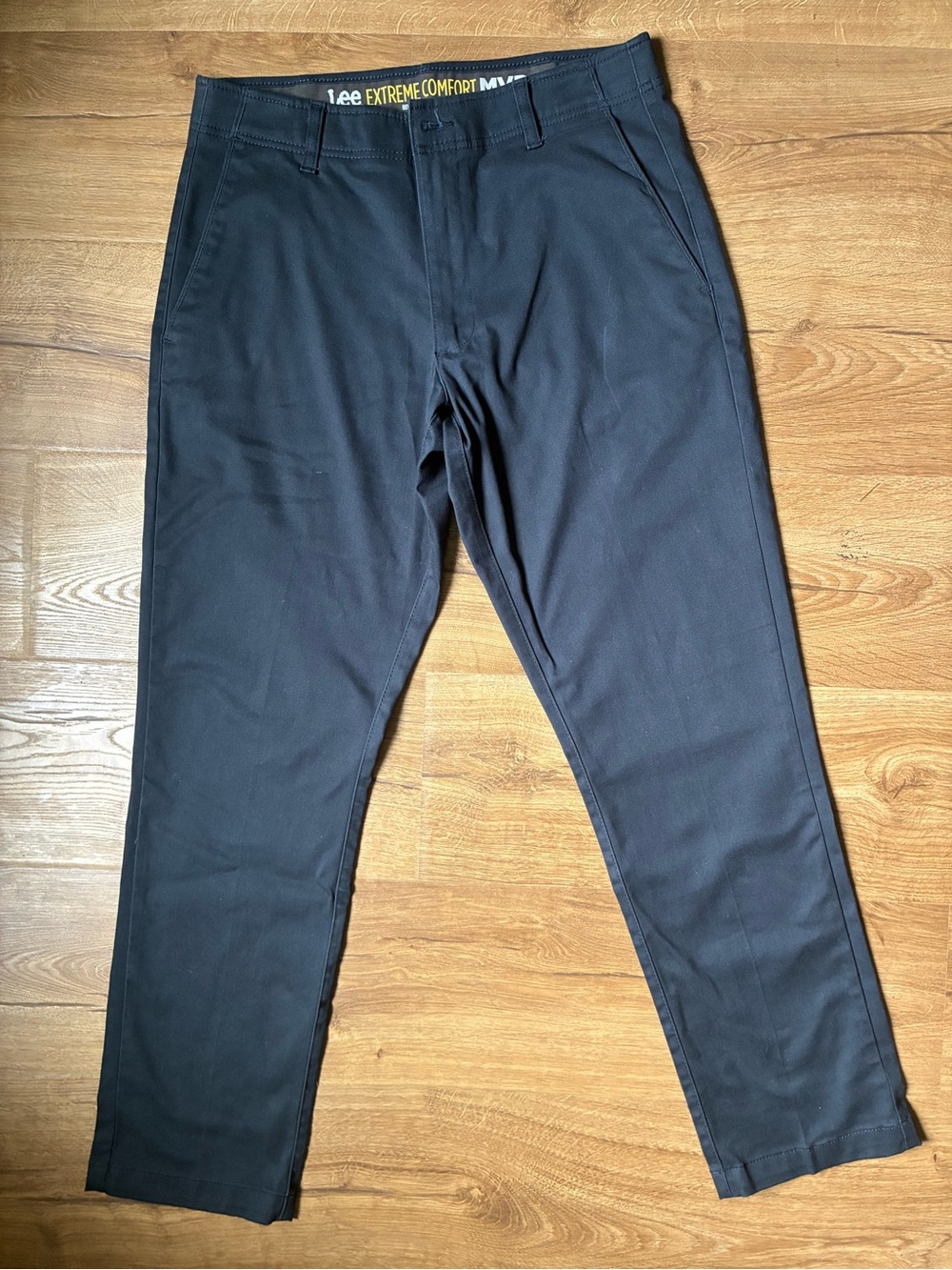 Lee Men's Extreme Comfort Black Pants, 32x32